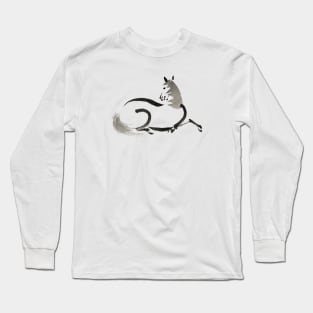 Horse silhouette Long Sleeve T-Shirt